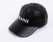 Kšiltovka Karl Kani Retro Fake Leather Cap black