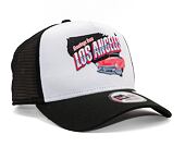 Kšiltovka New Era 9FORTY A-Frame Trucker US State Wordmark Black