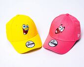 Dětská kšiltovka New Era 9FORTY Kids Spongebob Black on Black Official Yellow