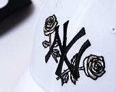 Dámská kšiltovka New Era 9FORTY Womens MLB Floral Metallic New York Yankees Optic White