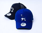 Kšiltovka New Era 9FORTY A-Frame Trucker MLB Team Camo Infill Los Angeles Dodgers Dark Royal