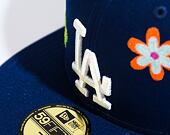 Kšiltovka New Era 59FIFTY MLB Floral Los Angeles Dodgers Navy