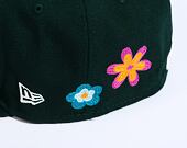 Kšiltovka New Era 59FIFTY MLB Floral Oakland Athletics Dark Green