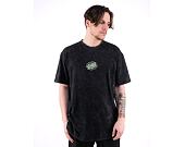 Triko Santa Cruz Rigid Screaming Hand T-Shirt Black Acid Wash