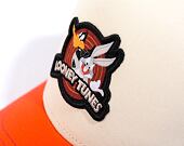 Kšiltovka Capslab Looney Tunes - Daffy and Bugs Bunny v.2 Trucker Beige / Orange