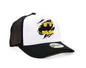 Dětská Kšiltovka New Era 9FORTY Kids A-Frame Trucker DC Batman White / Black