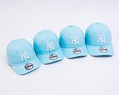 Dětská Kšiltovka New Era 9FORTY Kids MLB League Essential New York Yankees Pastel Blue / White
