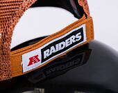 Kšiltovka New Era 9FORTY Trucker NFL Home Field Las Vegas Raiders Tech Blue / Black