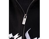 Mikina Wasted Paris Full Zip Streak - Black