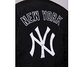 Bunda New Era Team Logo Back Print Bomber New York Yankees Black / Optic White