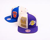 Kšiltovka Mitchell & Ness NBA Pop Panel Snapback Los Angeles Lakers Off White