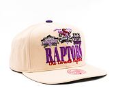 Kšiltovka Mitchell & Ness NBA Reframe Retro Snapback Hwc Toronto Raptors Off White