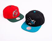 Kšiltovka Mitchell & Ness - NHL Team 2 Tone 2.0 Snapback - San Jose Sharks - Black-Teal