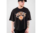 Triko New Era NBA Infill Logo Oversized Tee New York Knicks Black / Rush Orange