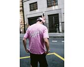 Triko New Era MLB Pastel Oversized Tee Los Angeles Dodgers Wild Rose Pink / Off White
