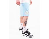 Kraťasy New Era MLB Pastel Shorts Chicago Cubs Pastel Blue / Off White