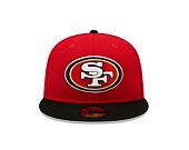 Kšiltovka New Era 59FIFTY NFL Side Patch San Francisco 49ers Scarlet