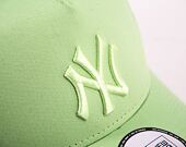 Kšiltovka New Era 9FORTY A-Frame Trucker MLB Tonal Mesh New York Yankees Bright Green