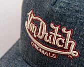 Kšiltovka Von Dutch Trucker Fargo Cotton Denim Denim/Sand