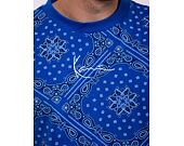 Triko Karl Kani Small Signature Paisley Tee blue/black/white