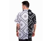 Košile Karl Kani Chest Signature Paisley Block Resort Shirt black/white