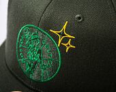 Kšiltovka Mitchell & Ness NBA Merch Logo Classic Red Celtics Olive