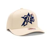 Kšiltovka Mitchell & Ness NBA Merch Logo Classic Red 76Ers Cream