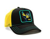 Kšiltovka Goorin - 'Acid Trip Pack' - Cock Trip - Black / Yellow