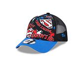 Dětská Kšiltovka New Era 9FORTY Kids A-Frame Trucker DC Print Superman Blue Azure / Black