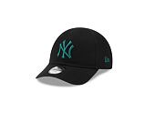 Dětská Kšiltovka New Era 9FORTY Kids MLB League Essential New York Yankees Black / Malachite