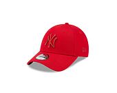 Dětská Kšiltovka New Era 9FORTY Kids MLB League Essential New York Yankees Scarlet / Red