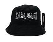 Klobouk Karl Kani College Signature Bucket Hat Black