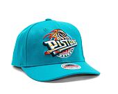 Kšiltovka Mitchell & Ness Detroit Pistons Team Ground 2.0 Stretch Snapback HWC Teal