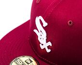Kšiltovka New Era 59FIFTY MLB League Essential Chicago White Sox Cardinal / White