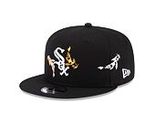 Kšiltovka New Era 9FIFTY MLB Koi Fish Chicago White Sox Black / Optic White