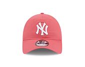 Kšiltovka New Era 9TWENTY MLB League Essential New York Yankees Litmus Pink / Optic White