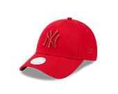 Dámská Kšiltovka New Era 9FORTY Womens MLB League Essential New York Yankees Scarlet / H Red
