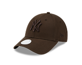 Dámská Kšiltovka New Era 9FORTY Womens MLB League Essential New York Yankees Walnut