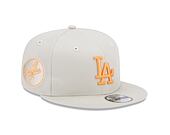 Kšiltovka New Era 9FIFTY MLB Side Patch Los Angeles Dodgers Stone / Orange Glaze