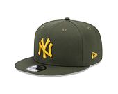 Kšiltovka New Era 9FIFTY MLB Side Patch New York Yankees New Olive / Mellow Yellow