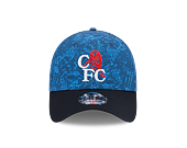Kšiltovka New Era 39THIRTY Retro All Over Print Chelsea FC Lion Crest Navy