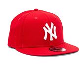 Kšiltovka New Era - MLB Basic 9FIFTY - NY Yankees - Scarlet / White