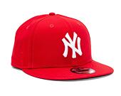 Kšiltovka New Era 9FIFTY MLB Color New York Yankees Snapback Scarlet/Optic White