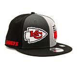 Kšiltovka New Era 9FIFTY NFL Sideline 23 Kansas City Chiefs Graphite