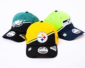Kšiltovka New Era 9FORTY Stretch-Snap NFL Sideline 23 Pittsburgh Steelers Team Colors