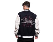 Bunda New Era MLB Lifestyle Varsity Jacket New York Yankees Navy / Off White