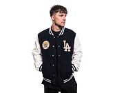 Bunda New Era MLB Large Logo Varsity Los Angeles Dodgers Cooperstown Navy / Off White