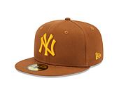 Kšiltovka New Era 59FIFTY MLB League Essential 5 New York Yankees Toasted Peanut / Mellow Yellow