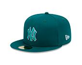 Kšiltovka New Era 59FIFTY MLB Team Outline 5 New York Yankees Malachite / White