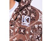 Bunda Karl Kani OG Paisley Puffer Jacket brown